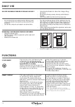 Предварительный просмотр 49 страницы Whirlpool BSNF 8762 OX Health & Safety, Use And Care And Installation Manual