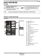 Whirlpool BSNF 8999 PB Daily Reference Manual preview