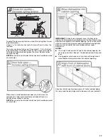 Предварительный просмотр 17 страницы Whirlpool Built-In Super Capacity Dishwasher In Black-On-Sta - Dishwasher In - On-Stainless Installation Instructions Manual