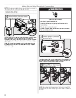 Предварительный просмотр 20 страницы Whirlpool Built-In Super Capacity Dishwasher In Black-On-Sta - Dishwasher In - On-Stainless Installation Instructions Manual