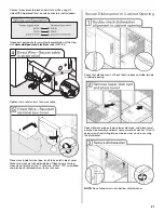 Предварительный просмотр 21 страницы Whirlpool Built-In Super Capacity Dishwasher In Black-On-Sta - Dishwasher In - On-Stainless Installation Instructions Manual