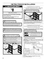 Предварительный просмотр 30 страницы Whirlpool Built-In Super Capacity Dishwasher In Black-On-Sta - Dishwasher In - On-Stainless Installation Instructions Manual