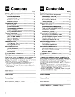 Preview for 2 page of Whirlpool CA25WC50 Installation & User Manual