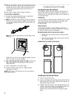 Предварительный просмотр 8 страницы Whirlpool CABINET DEPTHSIDE BY SIDEREFRIGERATOR Use & Care Manual