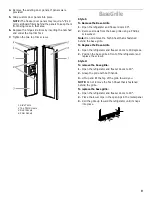 Предварительный просмотр 9 страницы Whirlpool CABINET DEPTHSIDE BY SIDEREFRIGERATOR Use & Care Manual