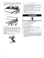 Предварительный просмотр 10 страницы Whirlpool Cabrio 8566931 Use & Care Manual