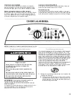 Предварительный просмотр 35 страницы Whirlpool Cabrio 8566931 Use & Care Manual