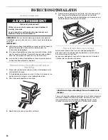 Предварительный просмотр 54 страницы Whirlpool Cabrio 8566931 Use & Care Manual