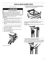 Предварительный просмотр 7 страницы Whirlpool CABRIO W10026592A Use & Care Manual