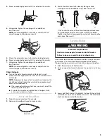 Предварительный просмотр 9 страницы Whirlpool CABRIO W10026592A Use & Care Manual