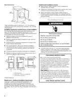 Предварительный просмотр 54 страницы Whirlpool CABRIO W10150626 Use And Care Manual