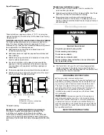 Предварительный просмотр 6 страницы Whirlpool Cabrio W10150626A Use & Care Manual