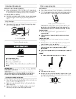 Предварительный просмотр 8 страницы Whirlpool Cabrio W10150626A Use & Care Manual