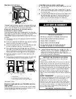 Предварительный просмотр 27 страницы Whirlpool Cabrio W10150626A Use & Care Manual