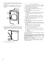 Предварительный просмотр 16 страницы Whirlpool Cabrio W10151492B Use & Care Manual