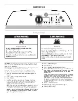 Предварительный просмотр 17 страницы Whirlpool Cabrio W10151492B Use & Care Manual