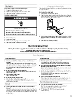 Предварительный просмотр 23 страницы Whirlpool Cabrio W10151492B Use & Care Manual