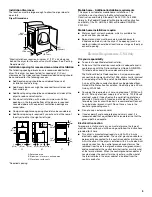 Preview for 5 page of Whirlpool Cabrio W10164159A Use & Care Manual