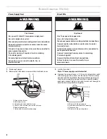 Preview for 8 page of Whirlpool Cabrio W10164159A Use & Care Manual