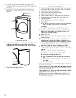 Preview for 18 page of Whirlpool Cabrio W10164159A Use & Care Manual