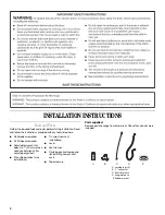 Preview for 4 page of Whirlpool Cabrio W10164159B Use & Care Manual