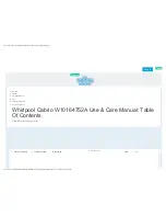 Предварительный просмотр 15 страницы Whirlpool cabrio W10164751A Use & Care Manual