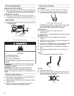 Preview for 8 page of Whirlpool Cabrio W10164752A Use & Care Manual