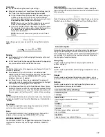 Preview for 17 page of Whirlpool Cabrio W10164752A Use & Care Manual