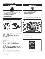 Preview for 7 page of Whirlpool CABRIO W10280475C Use And Care Manual