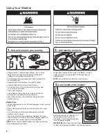 Preview for 8 page of Whirlpool Cabrio W10607427C Use & Care Manual