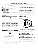 Предварительный просмотр 4 страницы Whirlpool Cabrio,- WED7300X Use And Care Manual