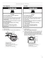 Preview for 7 page of Whirlpool Cabrio,- WED7300X Use And Care Manual