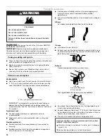 Preview for 12 page of Whirlpool Cabrio,- WED7300X Use And Care Manual