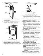 Предварительный просмотр 42 страницы Whirlpool Cabrio,- WED7300X Use And Care Manual