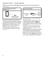 Предварительный просмотр 18 страницы Whirlpool Cabrio WED8000D Operator'S Manual