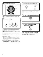 Предварительный просмотр 8 страницы Whirlpool Cabrio WGD5550X Use And Care Manual