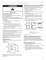 Предварительный просмотр 5 страницы Whirlpool Cabrio WGD6200S Use & Care Manual