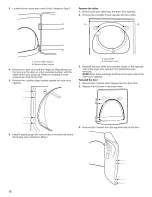 Предварительный просмотр 12 страницы Whirlpool Cabrio WGD6200S Use & Care Manual