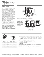 Whirlpool Cabrio WGD6600V Dimensions And Installation Information предпросмотр