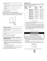 Предварительный просмотр 9 страницы Whirlpool Cabrio WGD6600VU0 Use & Care Manual