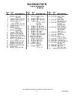 Предварительный просмотр 6 страницы Whirlpool Cabrio WGD6600VW0 Parts List