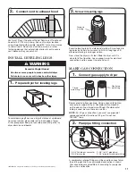 Предварительный просмотр 11 страницы Whirlpool CABRIO WGD8200YW0 Installation Instructions Manual