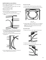 Предварительный просмотр 15 страницы Whirlpool CABRIO WGD8200YW0 Installation Instructions Manual