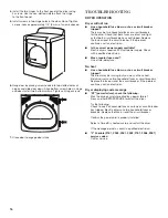 Предварительный просмотр 16 страницы Whirlpool CABRIO WGD8200YW0 Installation Instructions Manual