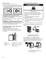 Предварительный просмотр 26 страницы Whirlpool CABRIO WGD8200YW0 Installation Instructions Manual