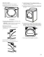 Предварительный просмотр 33 страницы Whirlpool CABRIO WGD8200YW0 Installation Instructions Manual