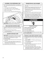 Preview for 10 page of Whirlpool Cabrio WTW5500XW3 Use And Care Manual