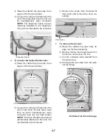 Предварительный просмотр 47 страницы Whirlpool Cabrio WTW6200S User Manual