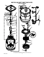Preview for 5 page of Whirlpool CABRIO WTW6200SW1 Parts List