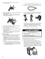 Предварительный просмотр 16 страницы Whirlpool Cabrio,- WTW6200V Installation Instructions Manual